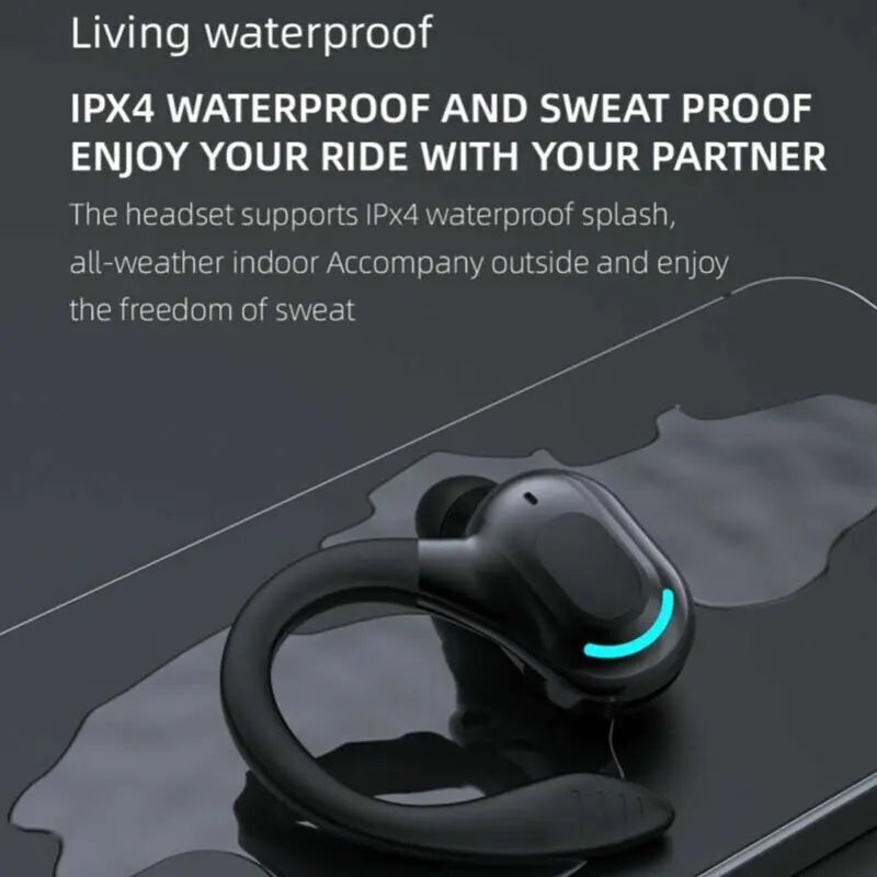 Auriculares Estéreo Inalámbricos con Bluetooth 5.1, Auriculares tipo Gancho para la Oreja