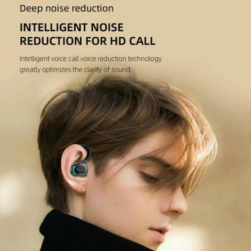 Auriculares Estéreo Inalámbricos con Bluetooth 5.1, Auriculares tipo Gancho para la Oreja
