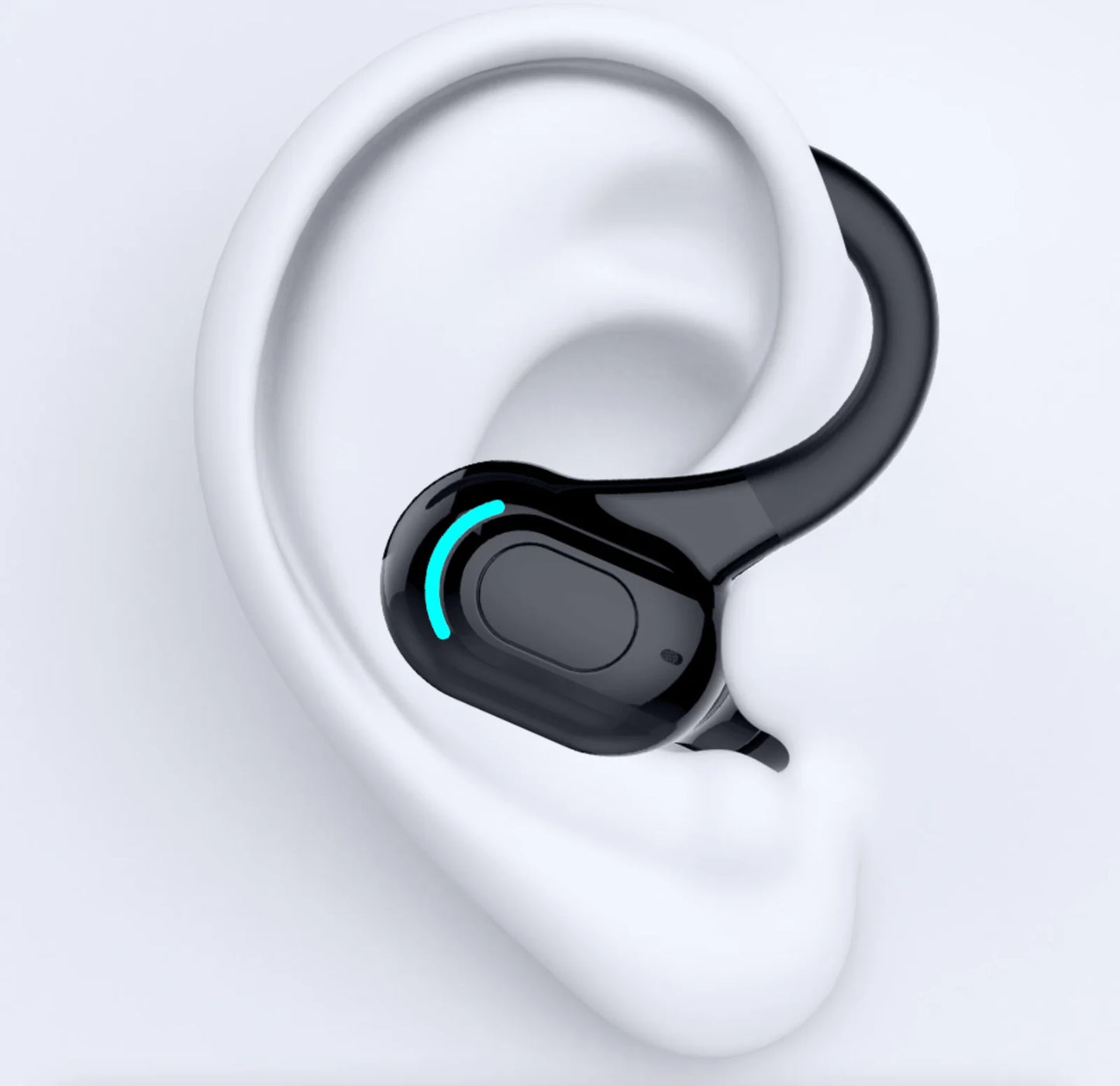 Auriculares Estéreo Inalámbricos con Bluetooth 5.1, Auriculares tipo Gancho para la Oreja