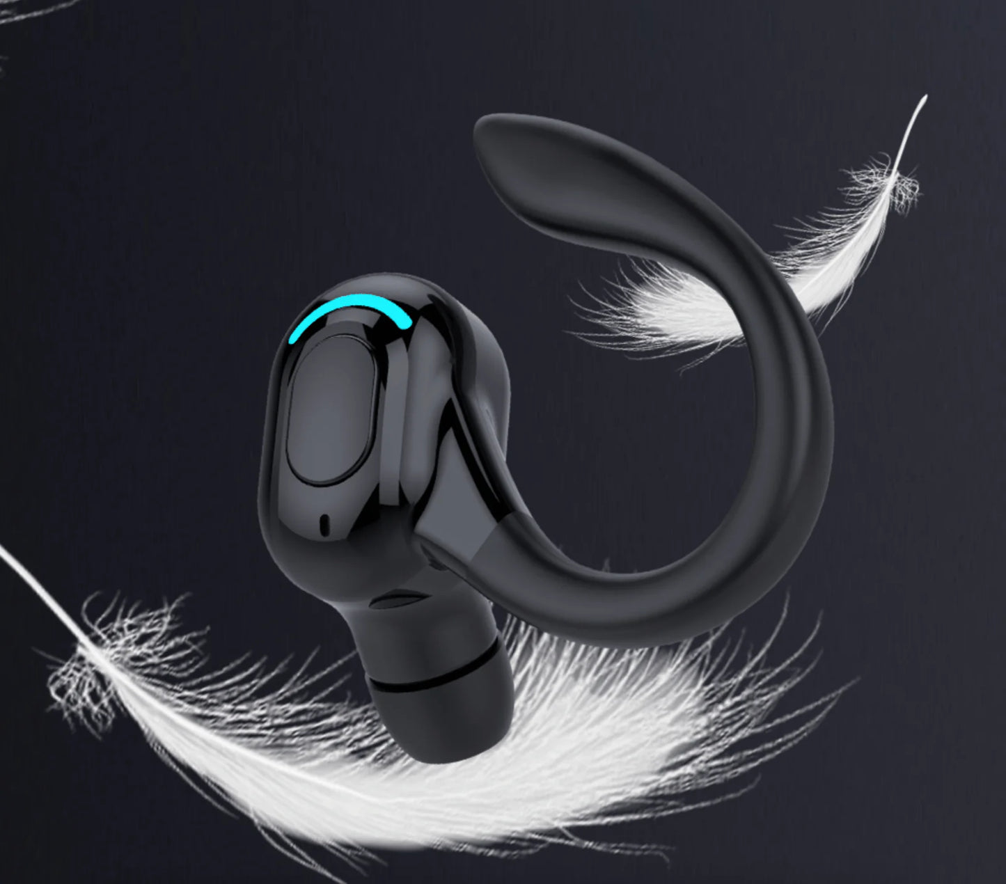 Auriculares Estéreo Inalámbricos con Bluetooth 5.1, Auriculares tipo Gancho para la Oreja