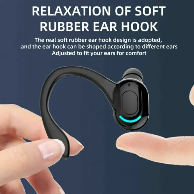 Auriculares Estéreo Inalámbricos con Bluetooth 5.1, Auriculares tipo Gancho para la Oreja